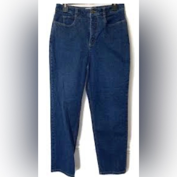 Talbots Denim - Talbot's Women's Stretch Straight Jeans Medium Wash Jeans Size 8